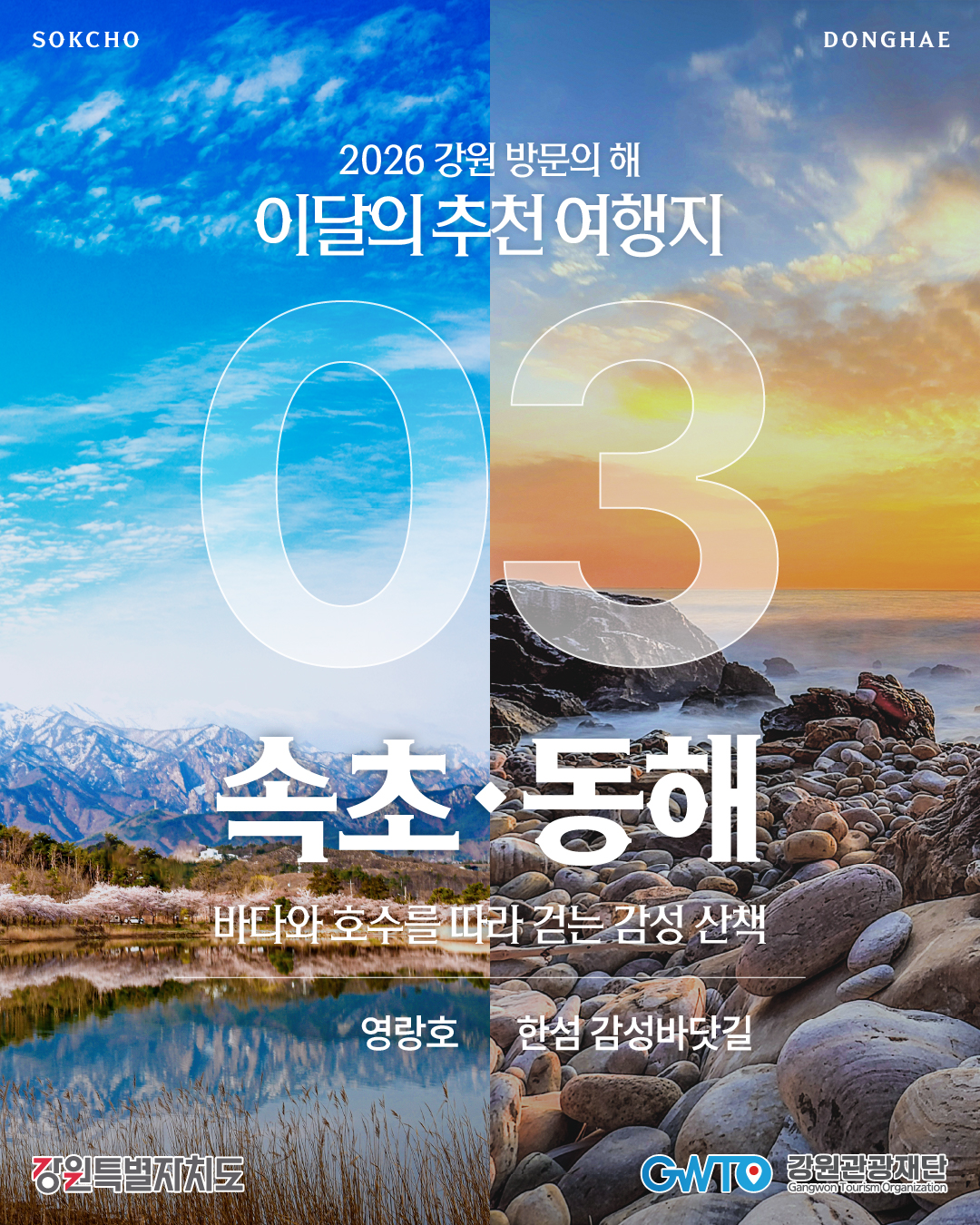 [카드뉴스] 2026 강원방문의해 3월 추천여행지